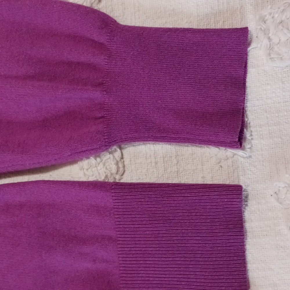 Apt.9 Ruffle Design Button Down Sweater L - image 8